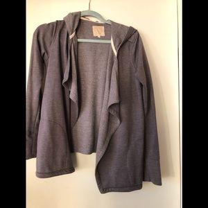 Chaser drape front cardigan